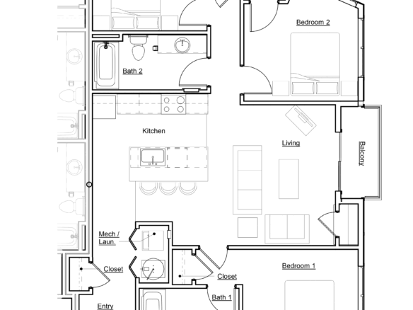 12 East Carpenter Flat 304