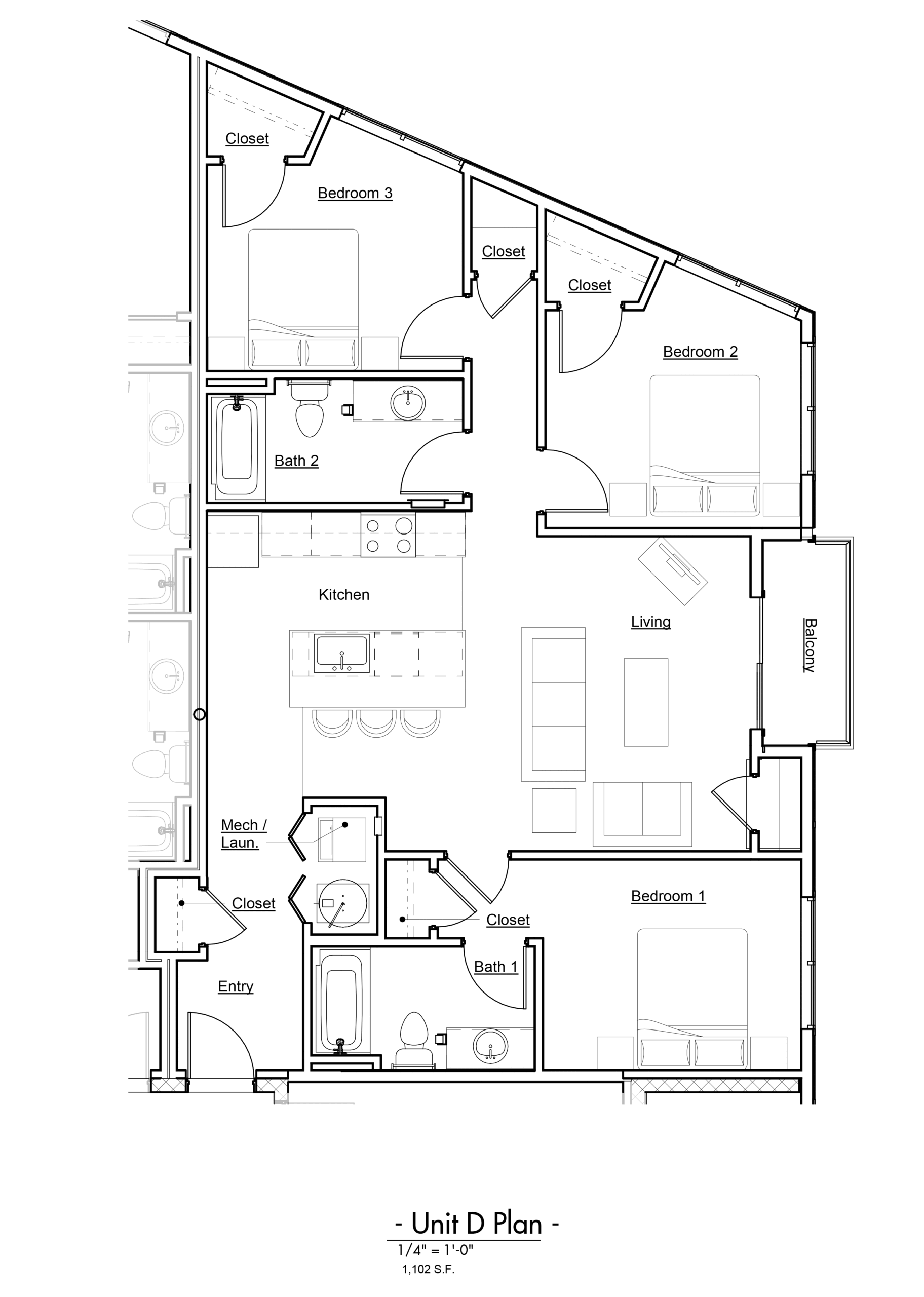 flat-304-floor-plan 12 East Carpenter Flat 304